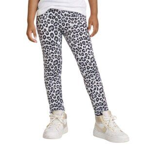 The Childrens Place Girls Size 6 Pants Pull-On Sparkly Leopard Print Stretchy